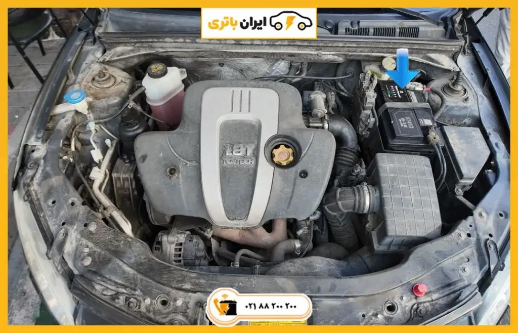 محل-باتری-ام-جی-550