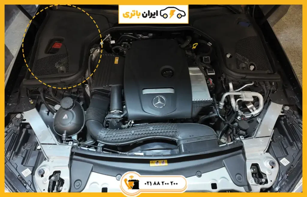 محل-باتری-بنز-E200