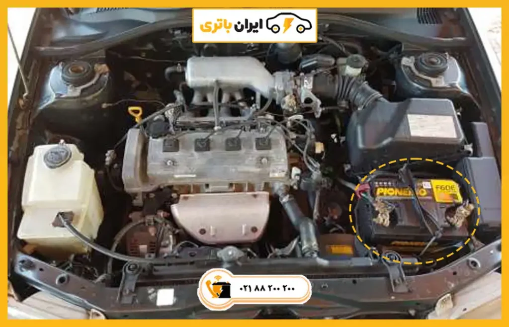 محل-باتری-تویوتا-کرونا