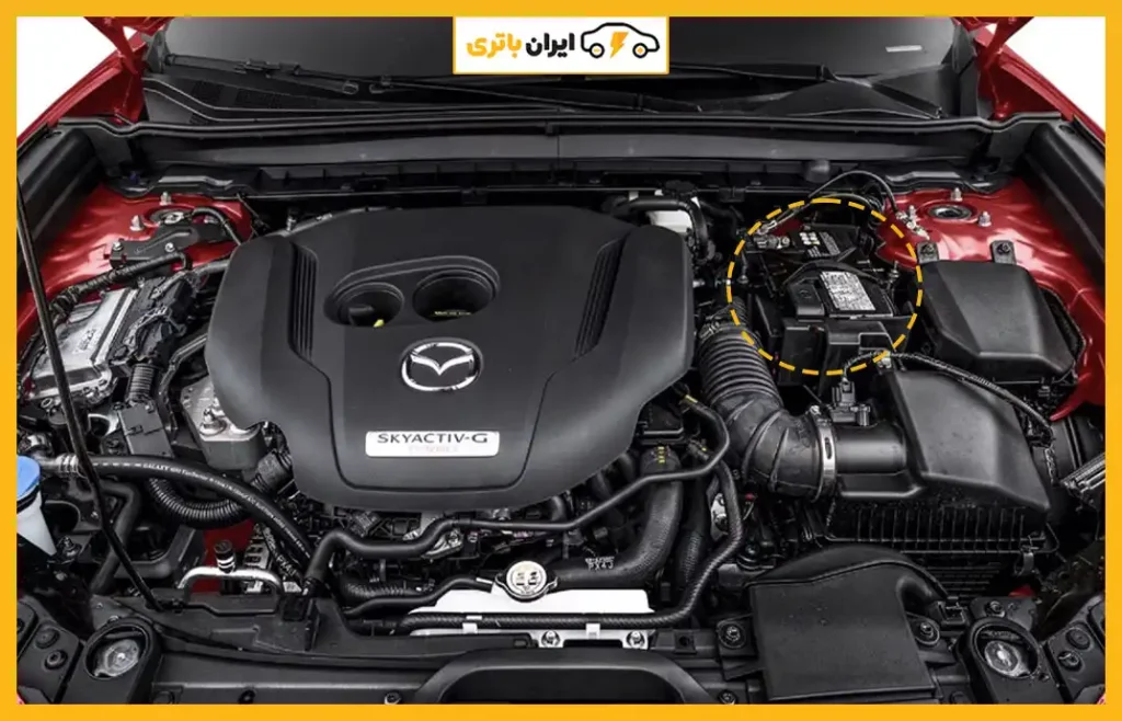 محل-باتری-مزدا-CX30