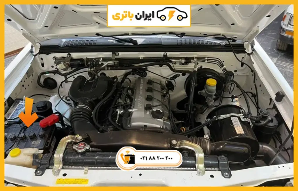 محل-باتری-نیسان-پیکاپ