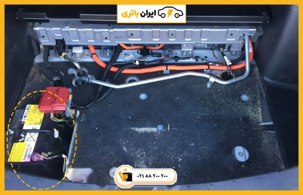 محل-باتری-یمیتسوبیشی-اوتلندر-هیبرید