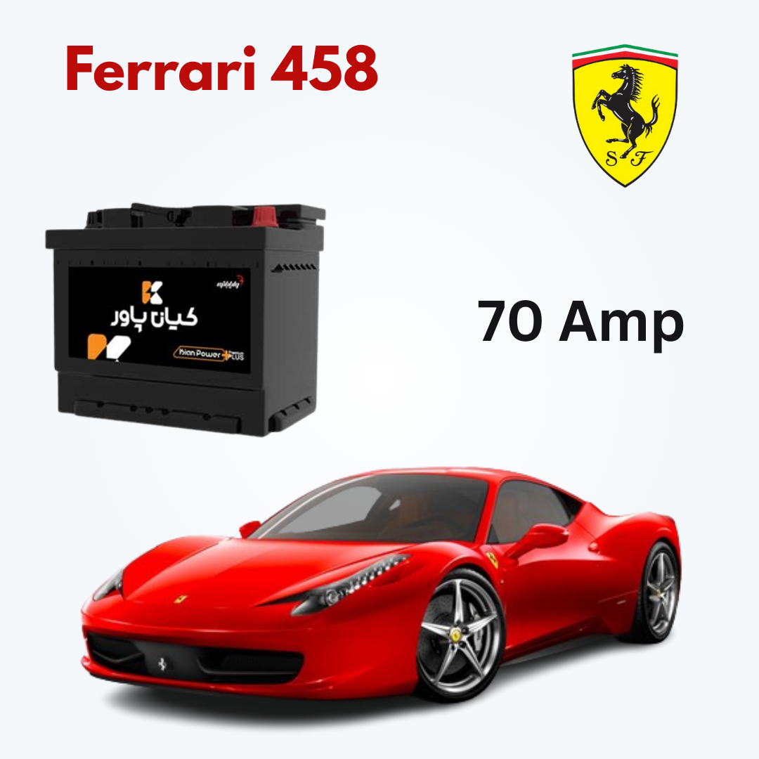 Ferrari 458 Battery Capacity