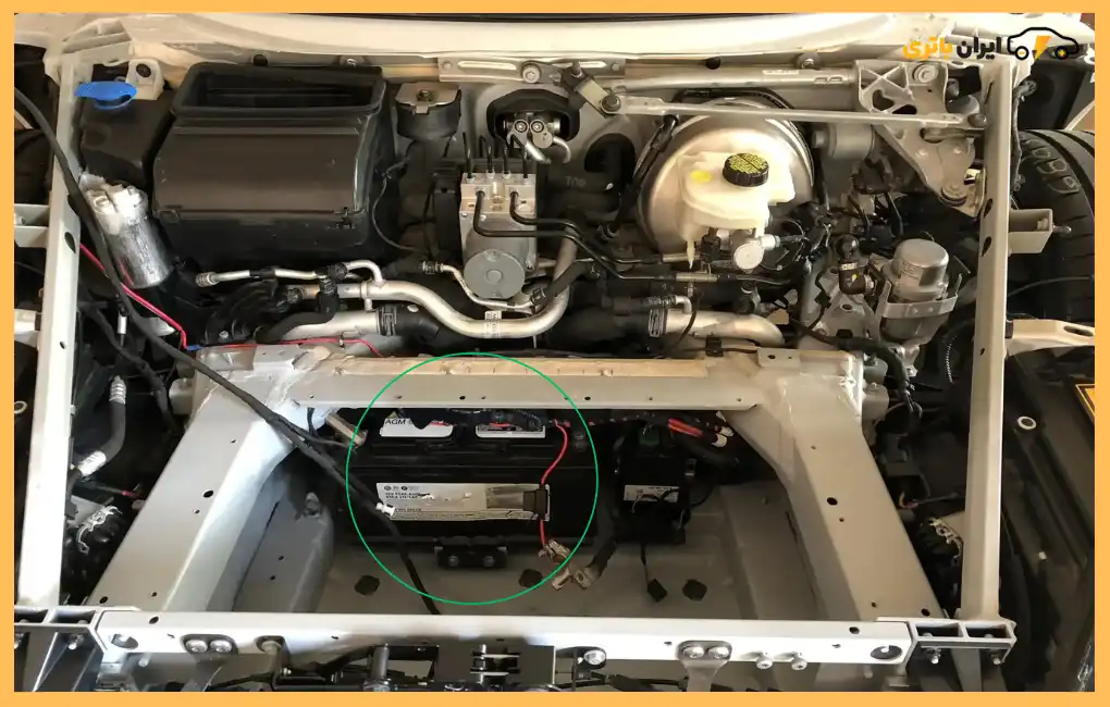 محل باتری آئودی R8