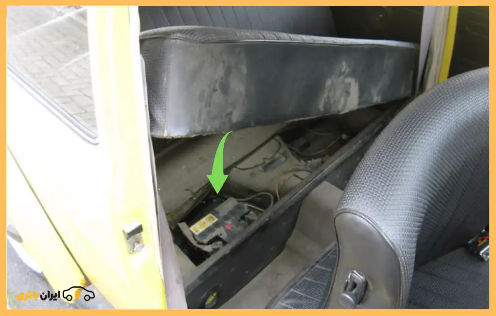 محل باتری فولکس قورباغه ای