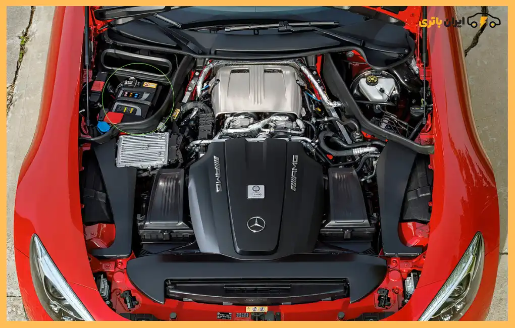 محل باتری مرسدس بنز AMG GT