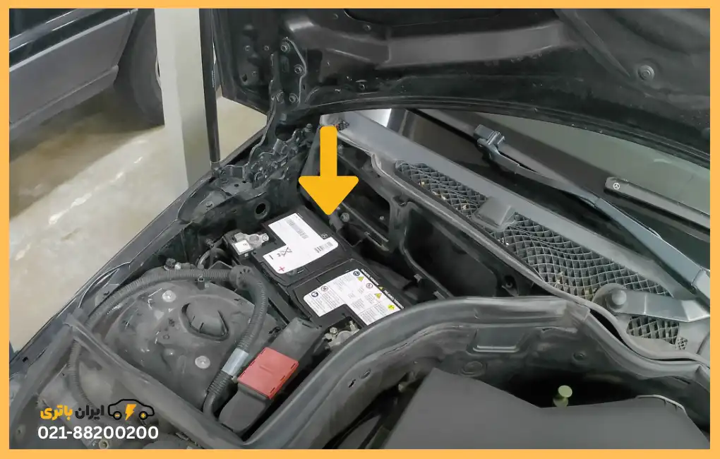 محل باتری مرسدس بنز C300- 2