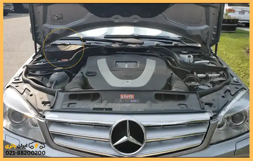محل باتری مرسدس بنز C350-1