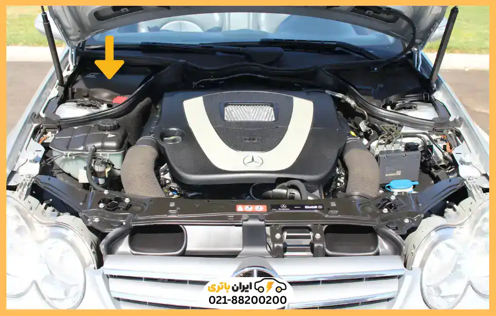 محل باتری مرسدس بنز CLK350