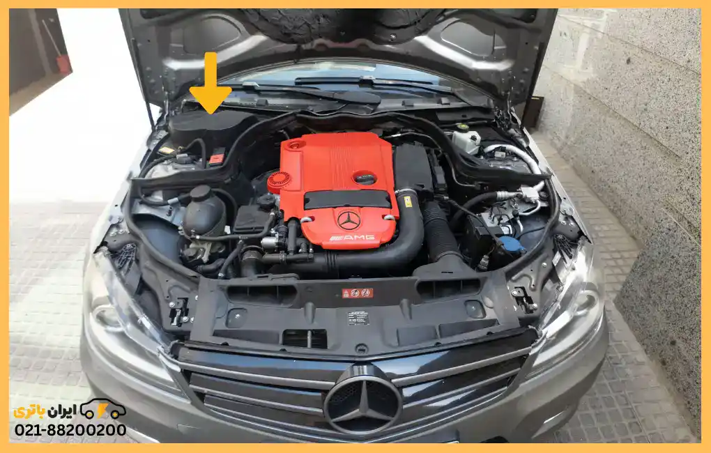 محل باتری مرسدس بنز CLS350-3