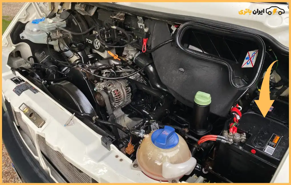 محل باتری ون فولکس واگن ال تی