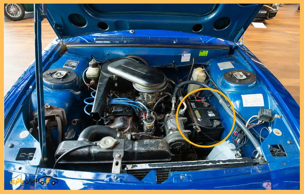 محل باتری پژو 504