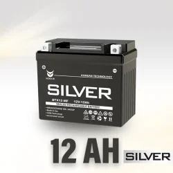 باتری 12 آمپر سیلور - باتری موتور سیکلت