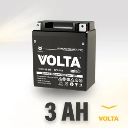 باتری 3 آمپر ولتا - باتری موتور سیکلت