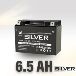 باتری 6.5 آمپر سیلور - باتری موتور سیکلت