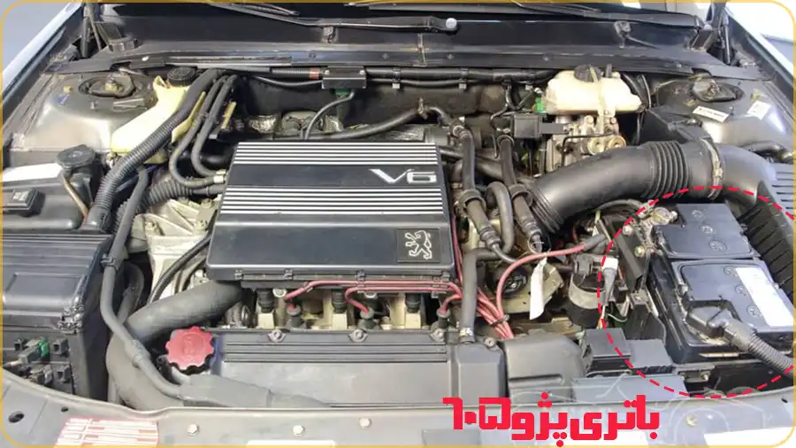 باتری پژو 605- امداد ایران باتری